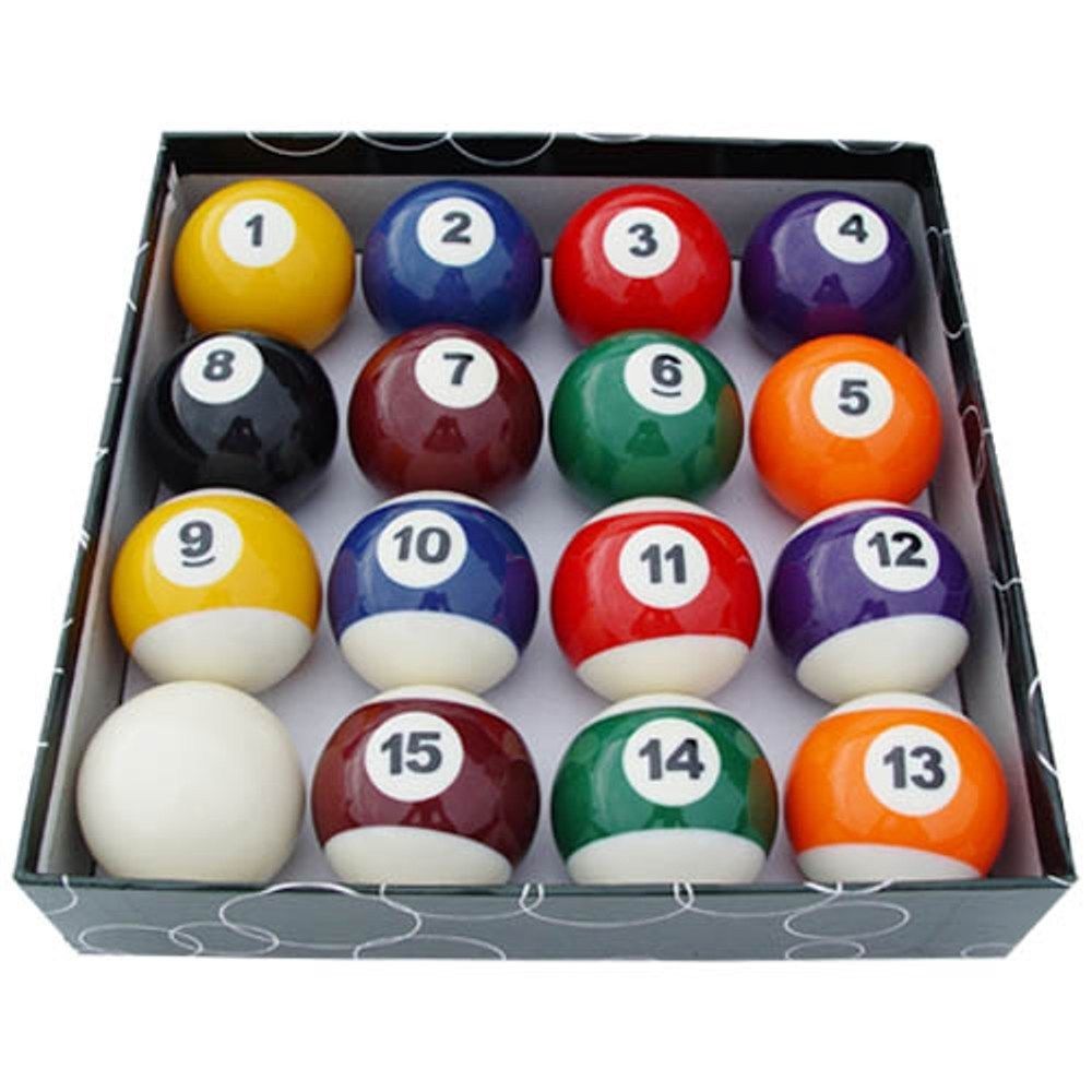 PowerGlide Pool Balls in Red and Yellow