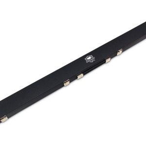 PRO147 Black 3/4 Luxury Foam Lined Snooker Pool Cue Case with Reinforced Corners