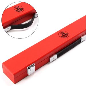 Jonny 8 Ball Snooker/Pool Short Kids Cue Case for 2pc 36Inch Junior Cues - RED