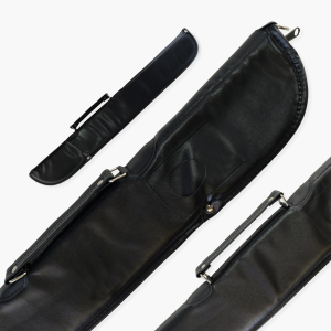 Snooker Pool Cue Case 48 Inch 2 Piece Kids Heavy Duty Vinyl Soft