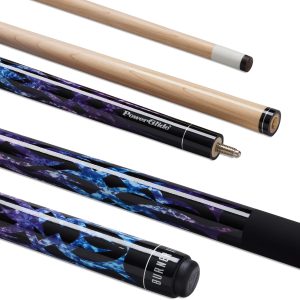 Powerglide Pool Cue BURNER II 2pc Centre Jointed 57 Inch 13mm Tip