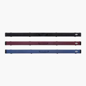 Snooker Pool Baize Master 1 Piece 2 Slot Woven Cue Cases Holds 2 x 1 Piece Cues