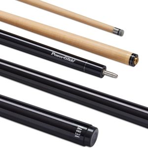 Powerglide Verve Snooker/PoolCue, Carbon Fibre 10mm Tip Black