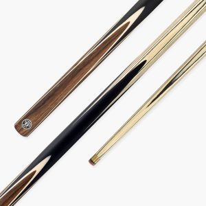Jonny 8 Ball Walnut 1 Piece UV Printed English Pool Cue with 8.5mm Layered Tip