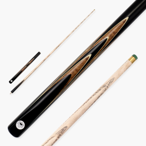 PRO147 Eclipse Saturn 57 Inch ¾ Joint Ash Snooker/Pool Cue 9.5mm Green Pro tip