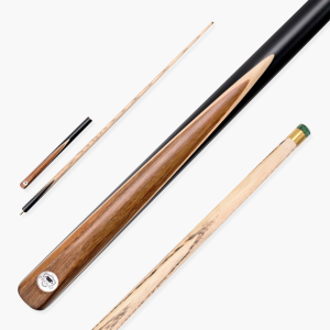 PRO147 Hurricane Walnut 57 Inch 3/4 Jointed Snooker and Pool Cue 9.5mm Tip